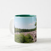 Pluimveeveld Tweekleurige Koffiemok (Voorkant links)