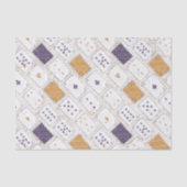 PLUIMWIT VAN GOUD TISSUEPAPIER (Voorkant)