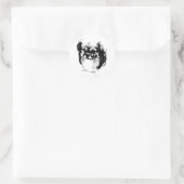 Pluis van Wijsheid Ronde Sticker (Tas)