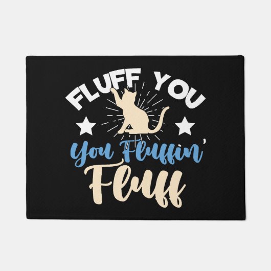 pluiskatten deurmat (Voorkant)