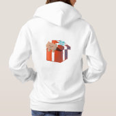 pluizig cadeau hoodie (Achterkant)