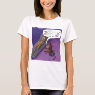 Pluizig in therapie Grappige kat cartoon T-shirt