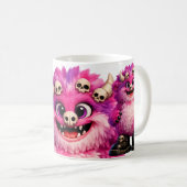 Pluizig Monster Koffiemok (Voorkant rechts)