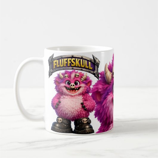 Pluizig Monster Koffiemok (Links)