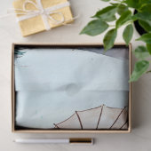 pluizig Perzisch blauwgroen kat decoupage Tissuepapier (Geschenk)