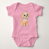 pluizig puppy romper (Voorkant)