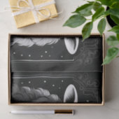 Pluizig schapenportret tissuepapier (Geschenk)