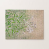 Pluizige bloemen puzzel (Horizontaal)
