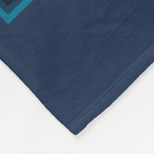 Pluizige Bruine Uil Fleece Deken (Hoek)