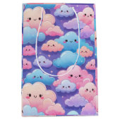 pluizige glimlachwolken medium cadeauzakje (Voorkant)