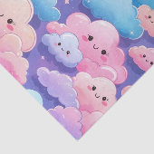 pluizige glimlachwolken tissuepapier (Detail)