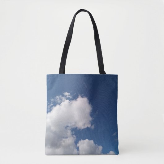 Pluizige hoek van wolken tote bag (Voorkant)