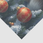 Pluizige Kerstkatten Vloeipapier Tissuepapier (Detail)