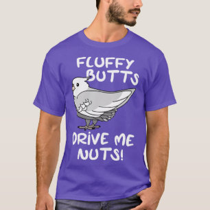 pluizige kontjes rijden me noten wit gezicht cocka t-shirt