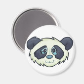 pluizige panda magneet (Voorkant / Achterkant)
