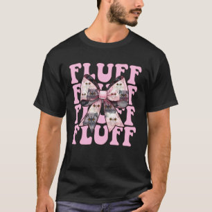 Pluizige Perzische Kat Meisje Kat Moeder Roze Coqu T-shirt
