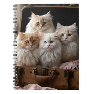PLUIZIGE PERZISCHE KATTENFAMILIE NOTITIEBOEK