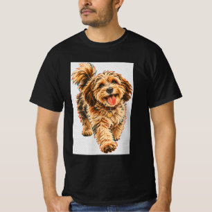 Pluizige pup t-shirt