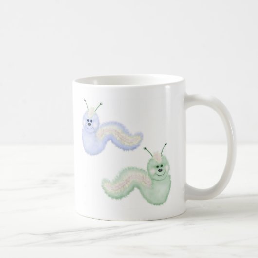 pluizige rupsen koffiemok (Rechts)