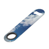 Pluizige wolken speed flessenopener (Voorkant Gekanteld)