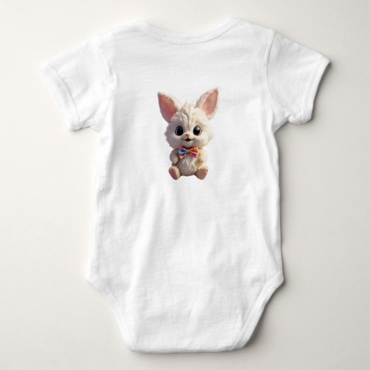 pluizige wolkenkrabber romper (Achterkant)