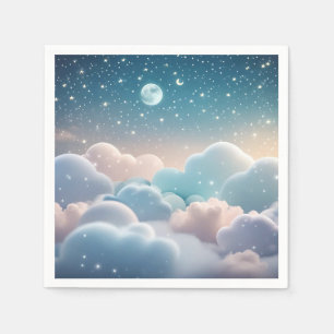 pluizige wolkenpastel servet