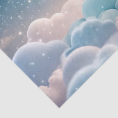 pluizige wolkenpastel tissuepapier (Detail)