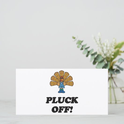 PLUK AF FEESTDAGENKAART (Staand voorkant)