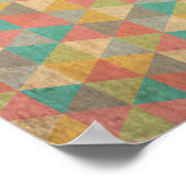 Pluk de dag, Carpe diem, Geometrisch patroon Poster (Hoek)