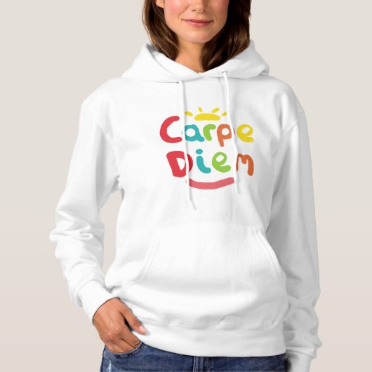 Pluk de Dag Hoodie (Voorkant)