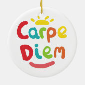 Pluk de Dag Keramisch Ornament (Achterkant)