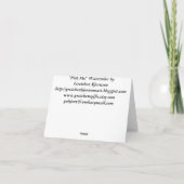 Pluk me! Neem nota van Kaart (Achterkant)