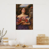 Pluk Uw Rozen door John William Waterhouse Poster (Keuken)