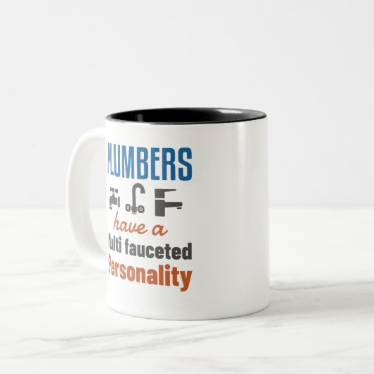 Plukkers hebben een multifunctionele persoonlijkhe tweekleurige koffiemok (Voorkant links)