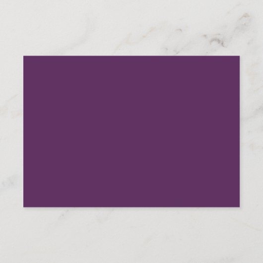 Plum and Powder Blue Swirls Reception Card Informatiekaartje (Achterkant)