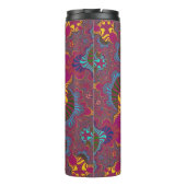 Plum and Yellow Cross Thermosbeker (Achterkant)