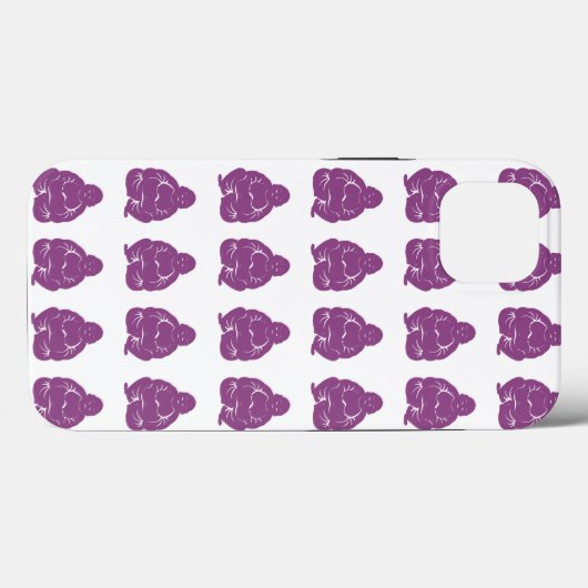 Plum Asian Moods Buddah Boys Case-Mate iPhone Case (Achterkant (horizontaal))