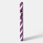 Plum Asian Moods Ikat Chevrons Case-Mate iPhone Case (Achterkant / Links)
