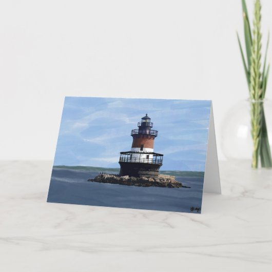 Plum Beach Light Kaart (Voorkant)