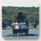 Plum Beach Lighthouse Cork Onderzetter (Voorkant)