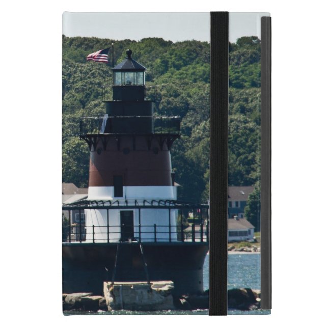 Plum Beach Lighthouse iPad Mini Hoesje (Voorkant Dicht)