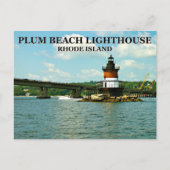 Plum Beach Lighthouse, Rhode Island Briefkaart (Voorkant)