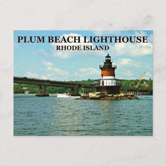 Plum Beach Lighthouse, Rhode Island Briefkaart (Voorkant)