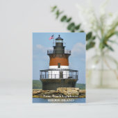 Plum Beach Lighthouse, Rhode Island Briefkaart (Staand voorkant)