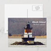 Plum Beach Lighthouse Rhode Island briefkaart (Voorkant / Achterkant)