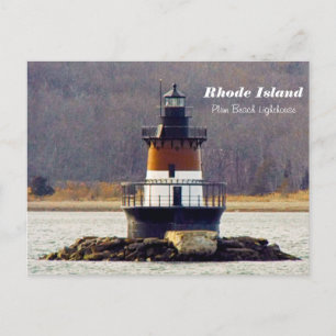 Plum Beach Lighthouse Rhode Island briefkaart