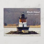 Plum Beach Lighthouse Rhode Island briefkaart (Voorkant)