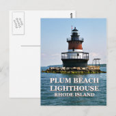 Plum Beach Lighthouse, Rhode Island Briefkaart (Voorkant / Achterkant)