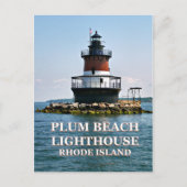 Plum Beach Lighthouse, Rhode Island Briefkaart (Voorkant)