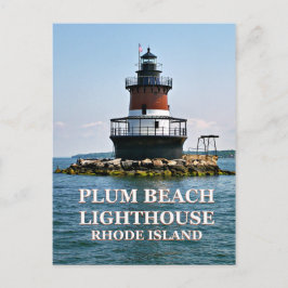 Plum Beach Lighthouse, Rhode Island Briefkaart